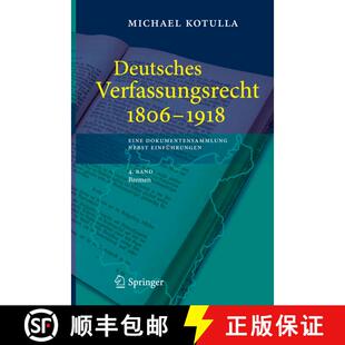 Deutsches 9783540295044 ... Nebst 4周达 Einfuhrungen 1806 Verfassungsrecht Band 1918eine Dokumentensammlung