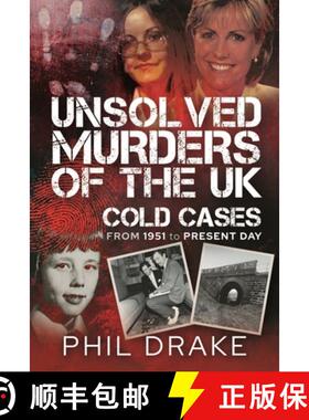 【3-4周达】Unsolved Murders of the UK: Cold Cases from 1951 to Present Day [9781399032551]
