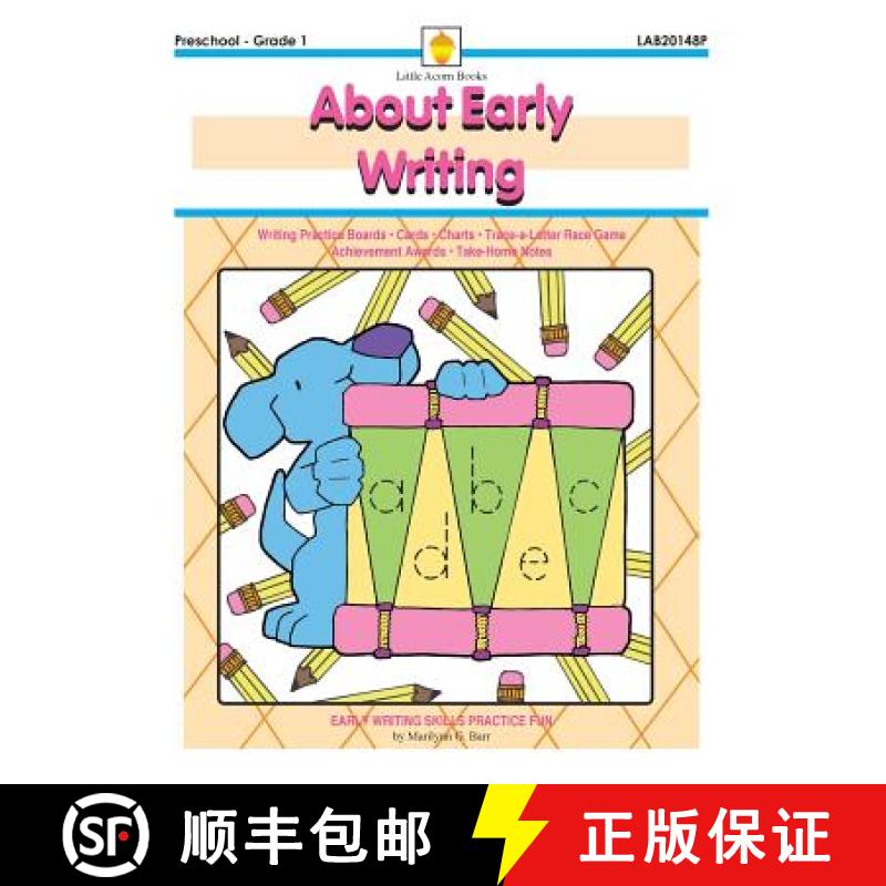 【3-4周达】About Early Writing: Early Writing Skills Practice Fun [9781937257514]