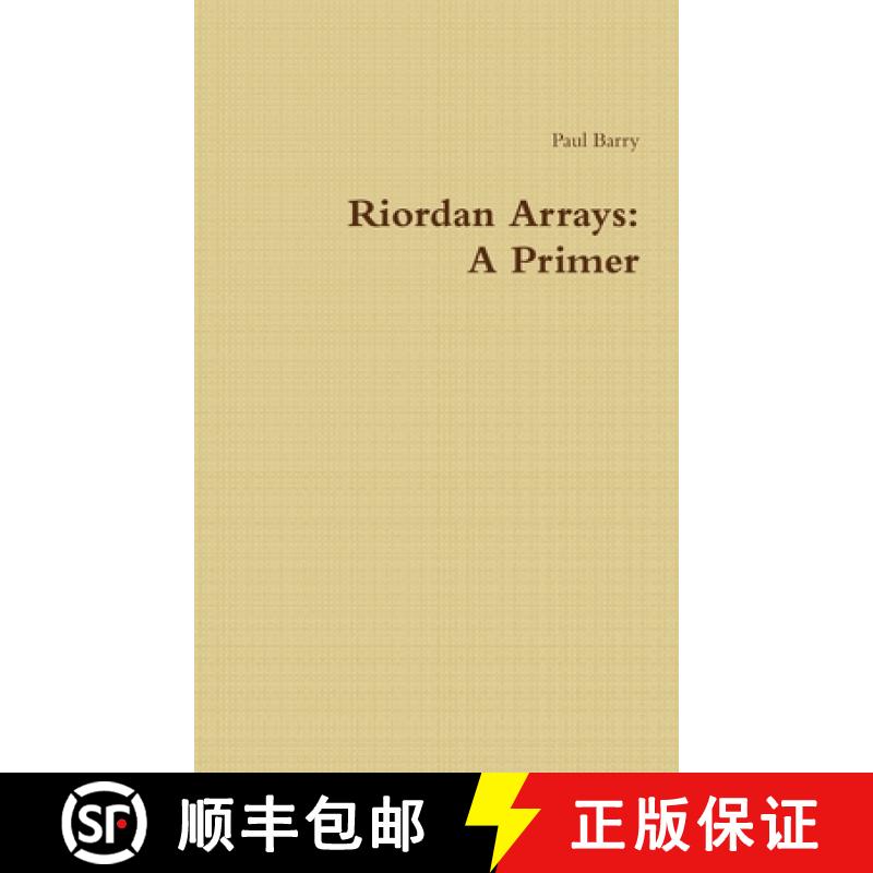 【3-4周达】Riordan Arrays: A Primer [9781326855239]