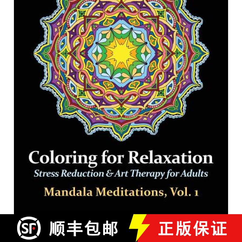 【3-4周达】Mandala Meditations, Volume 1: Stress Reduction & Art Therapy for Adults [9781629270197]