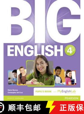 【3-4周达】Big English 4 Pupil's Book and MyLab Pack [9781447971740]