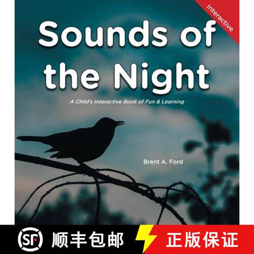 【3-4周达】Sounds of the Night: A Child's Interactive Book of Fun & Learning [9781947348745]