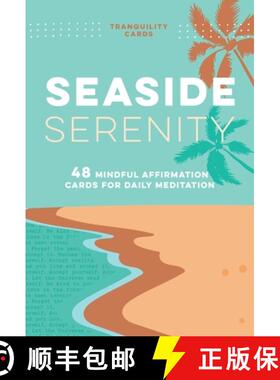 【3-4周达】Tranquility Cards: Seaside Serenity: 48 Mindful Affirmation Cards for Daily Meditation [9781250281630]