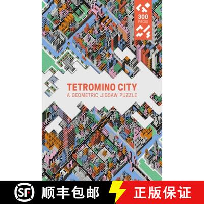 【3-4周达】Tetromino City 300 Piece Gemoetric Jigsaw Puzzle: A Geometric Jigsaw Puzzle [9781913947569]