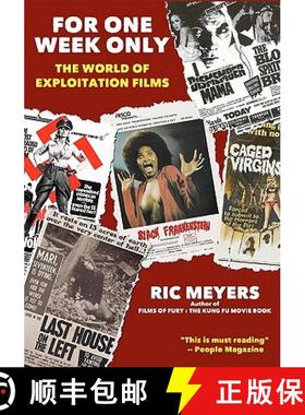 预订 For One Week Only: The world of exploitation films [9780979998935]