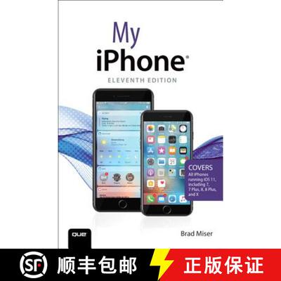 【3-4周达】My iPhone: Covers All Iphones Running IOS 11 [9780789758651]