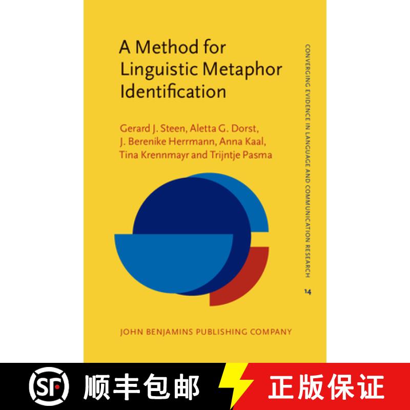 【2-3周达】A Method for Linguistic Metaphor Identification [9789027239037]
