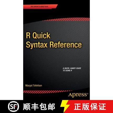 预订 R Quick Syntax Reference [9781430266402]