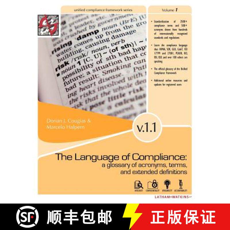 预订 The Language of Compliance: A Glossary of Terms, Acronyms, and Extended Definitions [9780972903936]