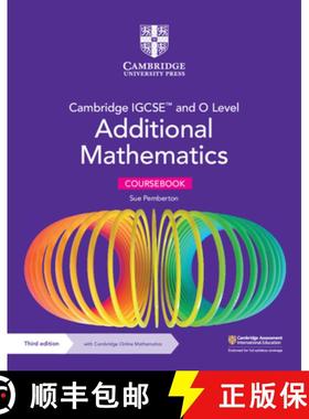 预订 Cambridge Igcse(tm) and O Level Additional Mathematics Coursebook with Cambridge Online Mathemat... [9781009293679]