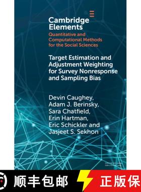 【3-4周达】Target Estimation and Adjustment Weighting for Survey Nonresponse and Sampling Bias [9781108794152]