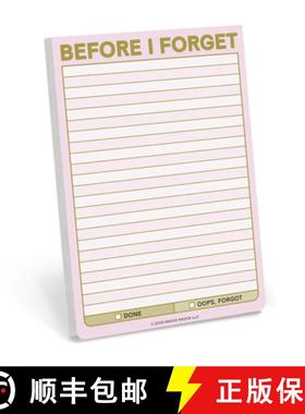 【3-4周达】Knock Knock Before I Forget Great Big Stickies [9781683495147]