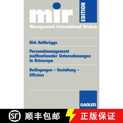 【3-4周达】Personalmanagement multinationaler Unternehmungen in Osteuropa : Bedingungen - Gestaltung ... [9783409137973]