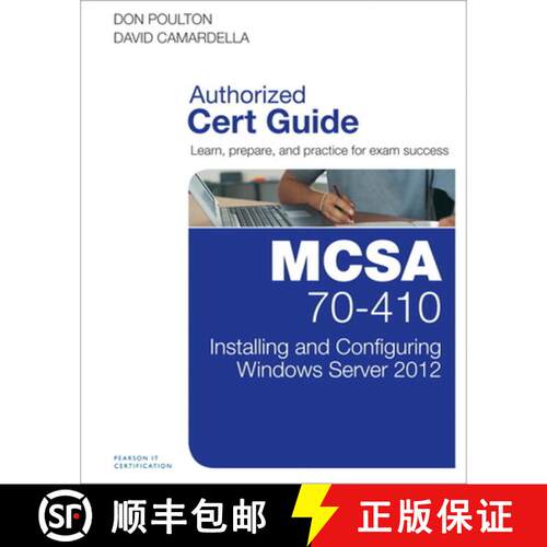 【3-4周达】精装 McSa 70-410 Cert Guide R2: Installing and Configuring Windows Server 2012 [With CDROM] [9780789748805]