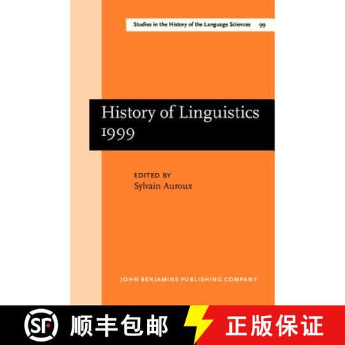 【3-4周达】精装 History of Linguistics 1999: - Selected Papers from the Eighth International Conferen... [9789027245885]