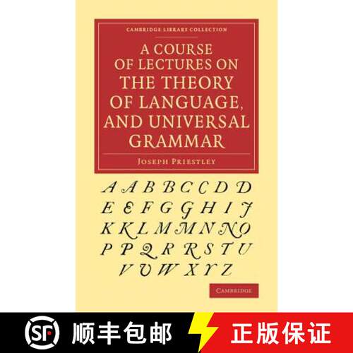 【3-4周达】Course of Lectures on the Theory of Language, and Universal Grammar: - A Course of Lecture... [9781108064361]
