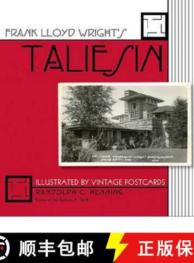 【3-4周达】Frank Lloyd Wright's Taliesin: Illustrated by Vintage Postcards / [9780299282844]