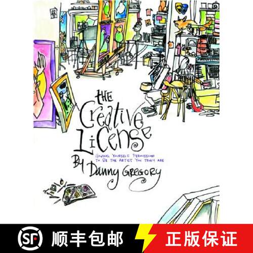 【3-4周达】The Creative License : Giving Yourself Permission to Be the Artist You Truly Are [9781401307929]