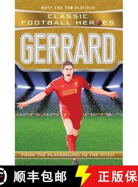 【3-4周达】Classic Football Heroes: Gerrard (Midfield Generals 4): Liverpool F.C [9781786068125]
