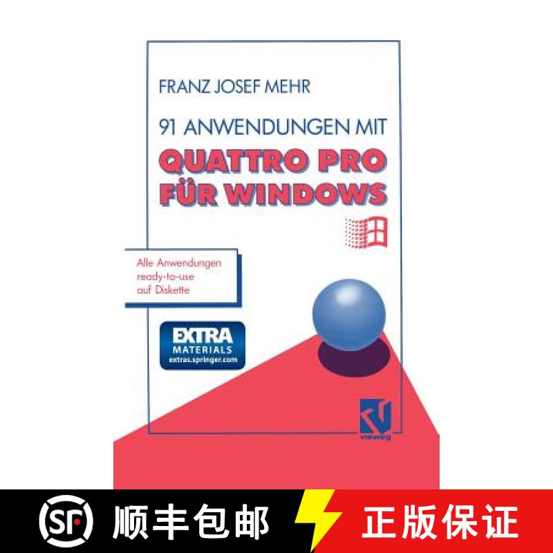 【3-4周达】91 Anwendungen Mit Quattro Pro Fur Windows [9783528053178]