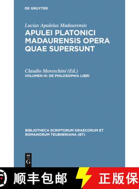 【3-4周达】de Philosophia Libri: Apulei Platonici Madaurensis, Vol. III [9783598710582]
