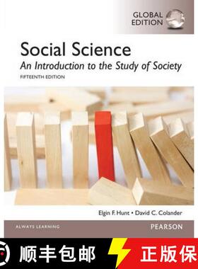 【3-4周达】Social Science : An Introduction to the Study of Society, International Edition, 15e [9781292058818]