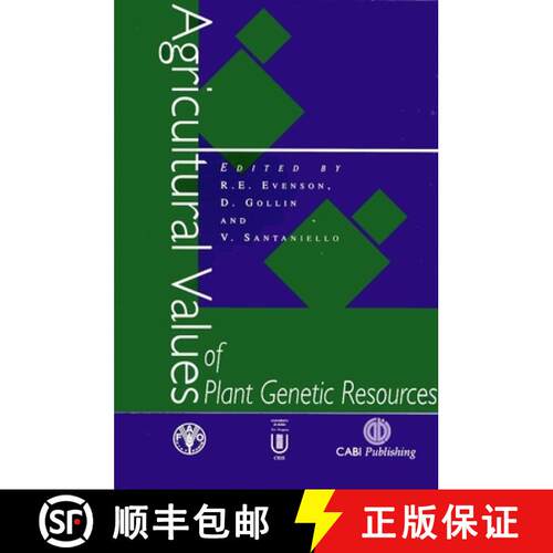 【3-4周达】精装 Agricultural Values of Plant Genetic Resources [9780851992952]