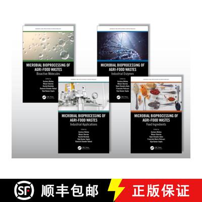 【3-4周达】Microbial Bioprocessing of Agri-Food Wastes, Four-Volume Set [9780367653354]