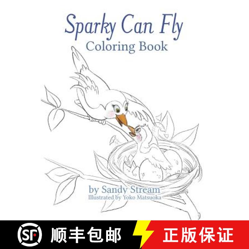 【2-3周达】Sparky Can Fly - Coloring Book [9780973948196]