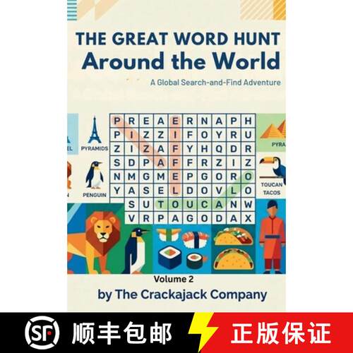 【3-4周达】The Great Word Hunt: Around the World: A Global Search-and-Find Adventure [9788169067829]