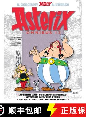 【3-4周达】Asterix: Asterix Omnibus 12 : Asterix and Obelix's Birthday, Asterix and The Picts, Asteri... [9781510107236]