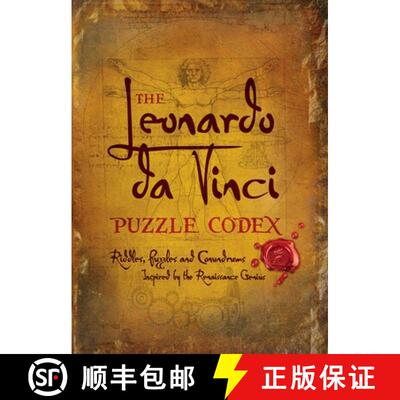 【3-4周达】精装 The Leonardo Da Vinci Puzzle Codex: Riddles, Puzzles and Conundrums Inspired by the R... [9781780974217]