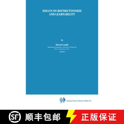 【3-4周达】Essays on Restrictiveness and Learnability [9780792306290]