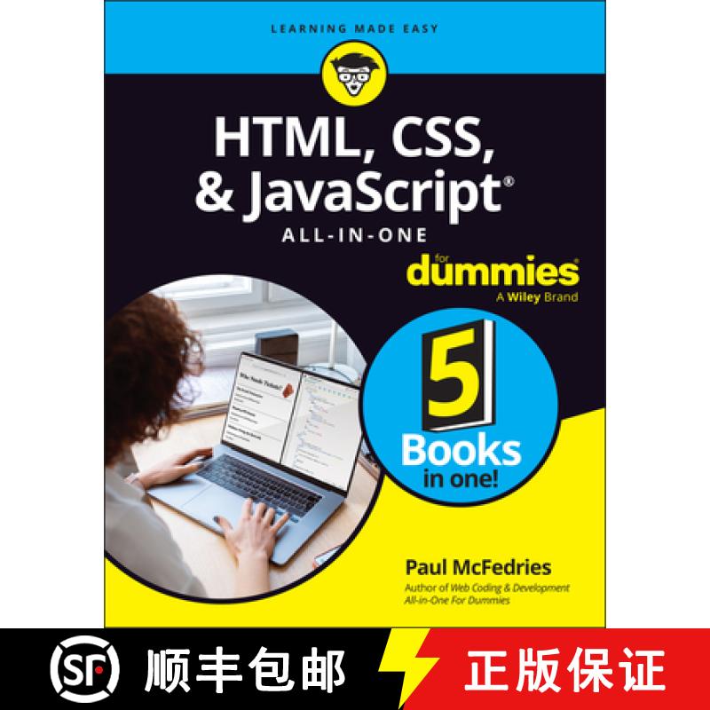 【3-4周达】HTML 5 & CSS 3 All-in-One For Dummies, 4th Edition [9781394164684]