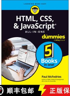 【3-4周达】HTML 5 & CSS 3 All-in-One For Dummies, 4th Edition [9781394164684]
