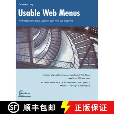 【3-4周达】Constructing Usable Web Menus (First Edition) [9781590591864]