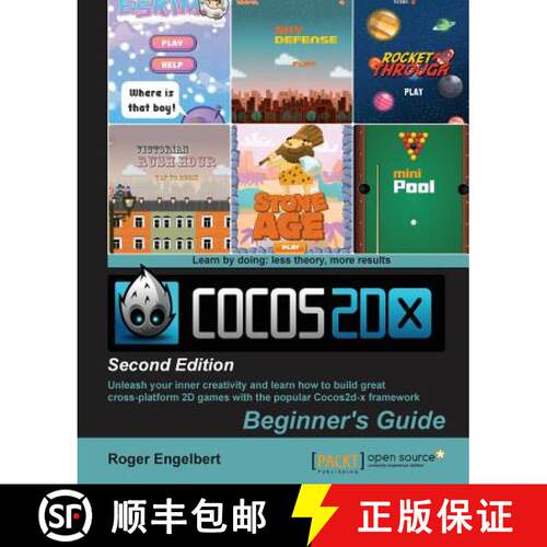 预订 Cocos2d-x by Example: Beginner's Guide - Second Edition [9781785288852]