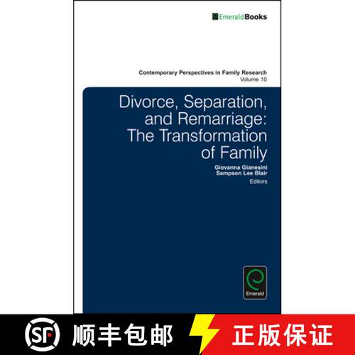 【3-4周达】精装 Divorce, Separation, and Remarriage – The Transformation of Family [9781786352309]