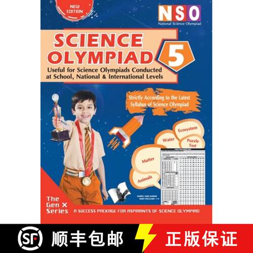 【3-4周达】National Science Olympiad - Class 5: Theories with Examples, MCQS & Solutions, Previous Qu... [9789357940443]