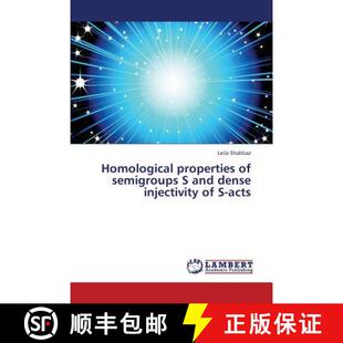 预订 Homological properties of semigroups S and dense injectivity of S-acts [9783659434716]