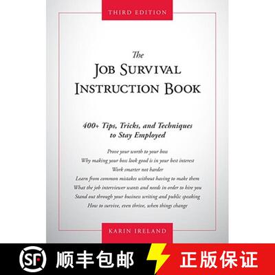 【3-4周达】The Job Survival Instruction Book: 400+ Tips, Tricks, and Techniques to Stay Employed [9781435457102]