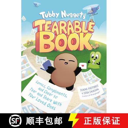 【3-4周达】Tubby Nugget's Tearable Book: Comics, Compliments, and Cheer to Tear and Share With Your L... [9780593716922]