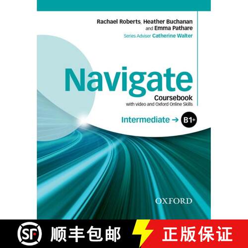 【3-4周达】Navigate: Intermediate B1+: Coursebook with DVD and Oxford Online Skills Program: Your dir... [9780194566629]