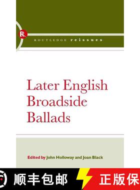【3-4周达】LATER ENGLISH BROADSIDE BALLAD 2V [9780415372220]