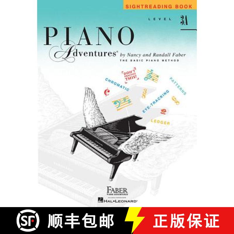 【3-4周达】Piano Adventures Level 3a - Sightreading Book: Hal Leonard Student Piano Library Showcase ... [9781616776718]
