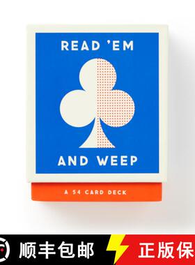 【3-4周达】Read Em and Weep Playing Card Set [9780735381148]