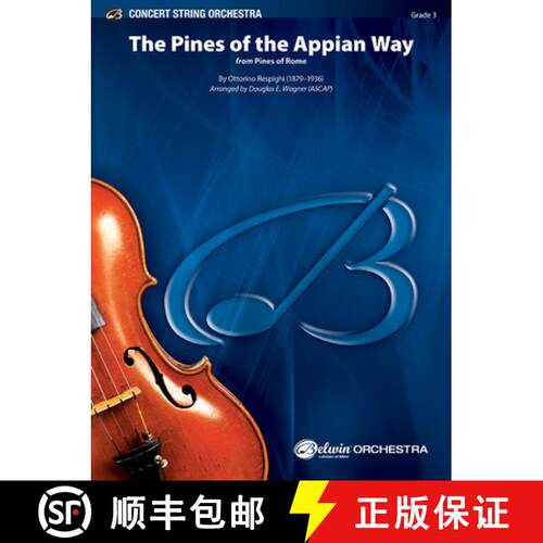 【3-4周达】The Pines of the Appian Way: From Pines of Rome, Conductor Score & Parts [9781470650568]