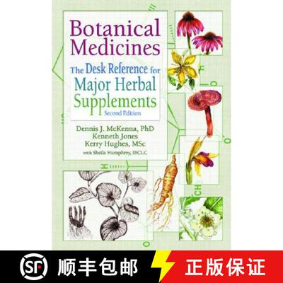 【3-4周达】Botanical Medicines: The Desk Reference for Major Herbal Supplements, Second Edition [9780789012654]