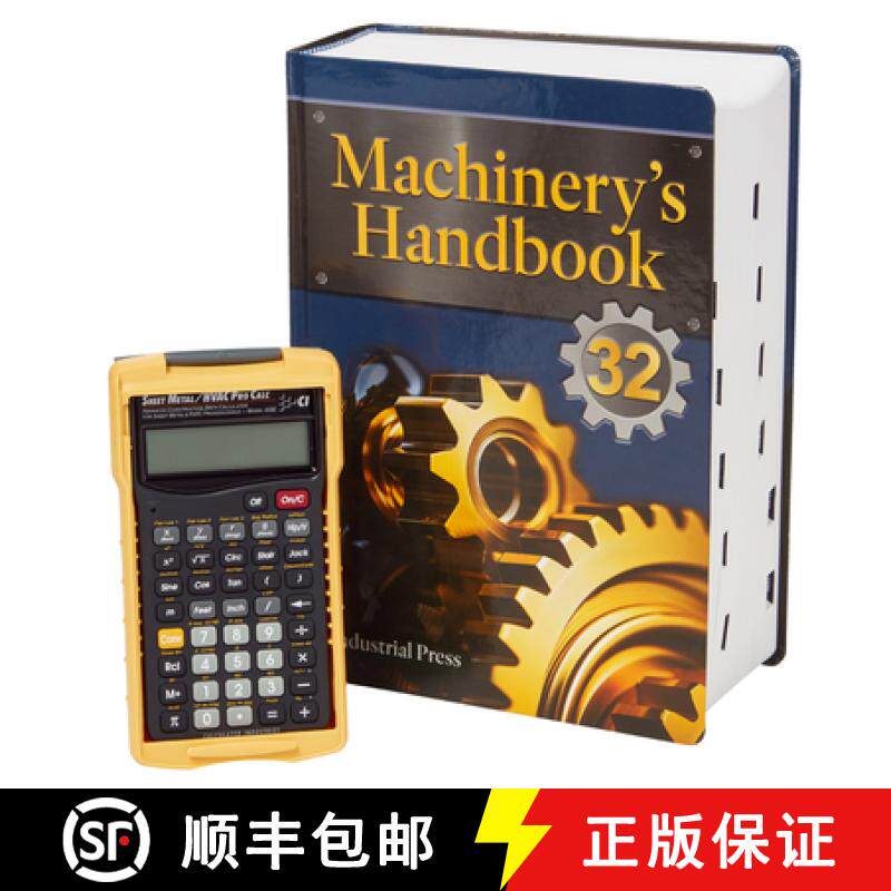 【3-4周达】Machinery's Handbook 32nd Edition & 4090 Sheet Metal / HVAC Pro Calc Calculator (Set): Lar... [9780831147327]